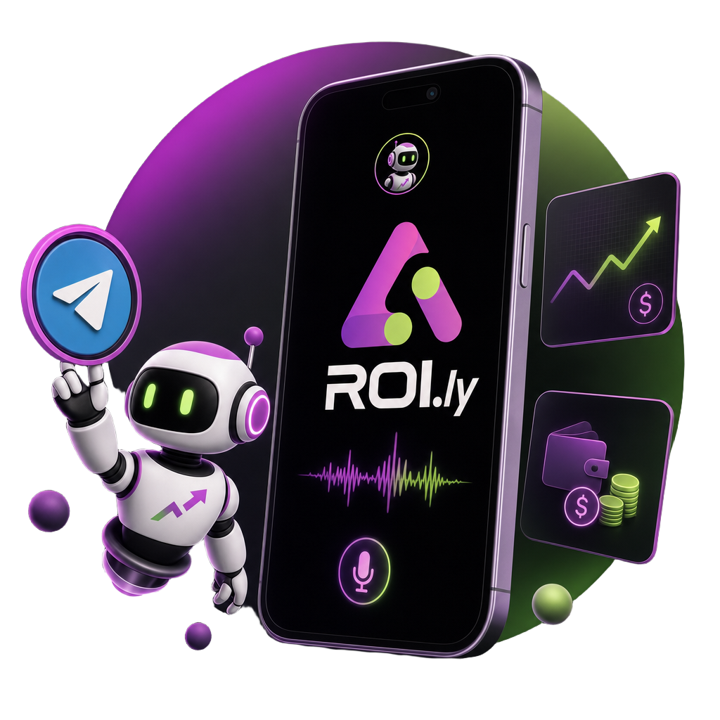 ROI.ly Telegram interface